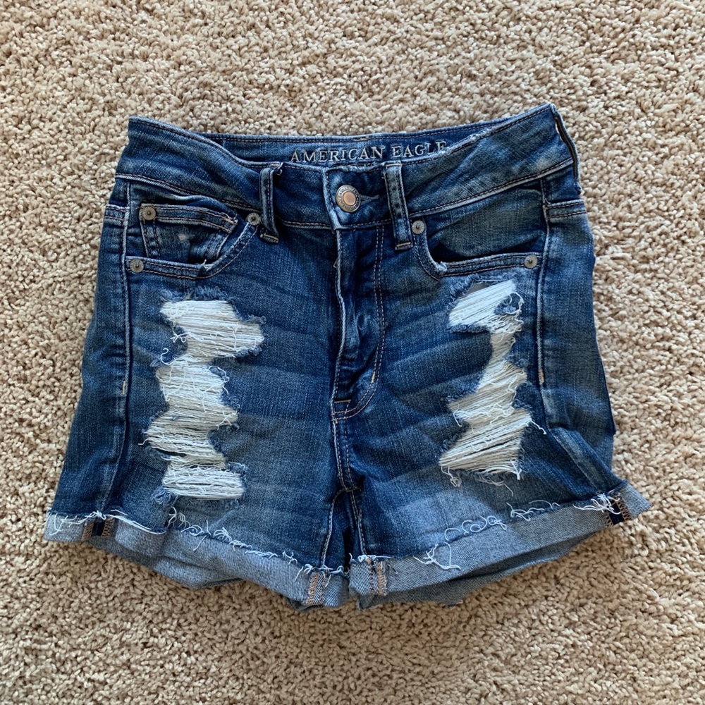 American Eagle High Rise Shorts 2